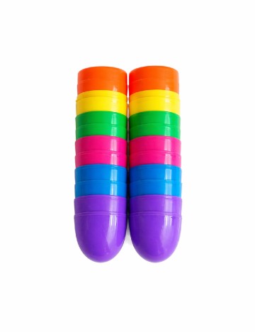 Set oua de plastic, 12 buc SHEIN, mix culori