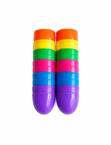 Set oua de plastic, 12 buc SHEIN, mix culori