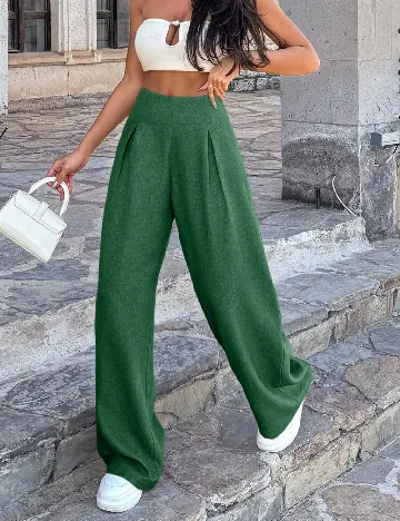Pantaloni SHEIN, verde