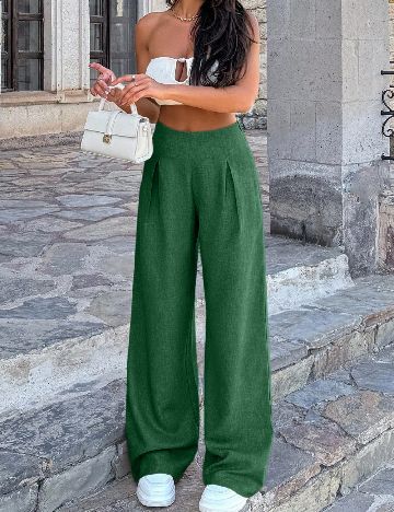 Pantaloni SHEIN, verde