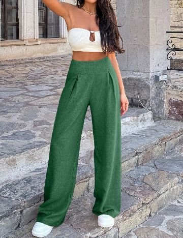 Pantaloni SHEIN, verde