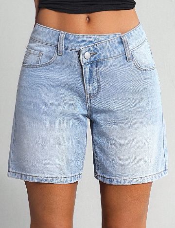 Pantaloni scurti SHEIN, albastru