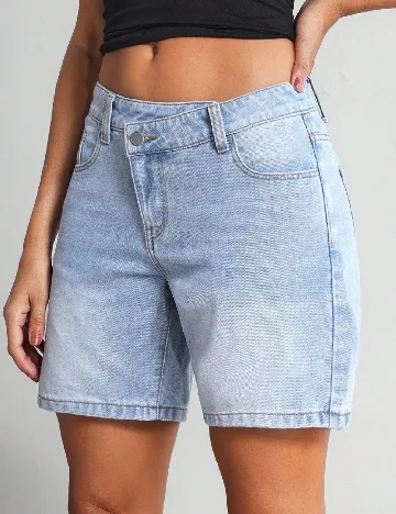 Pantaloni scurti SHEIN, albastru