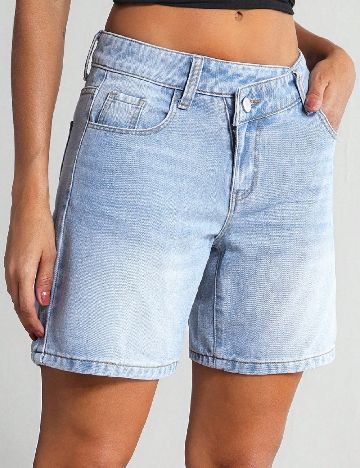 Pantaloni scurti SHEIN, albastru