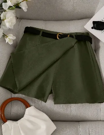 Fusta pantalon SHEIN, verde