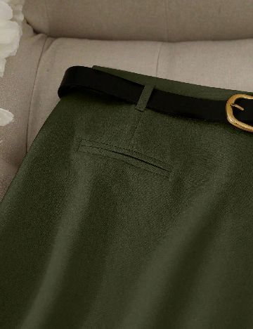 Fusta pantalon SHEIN, verde