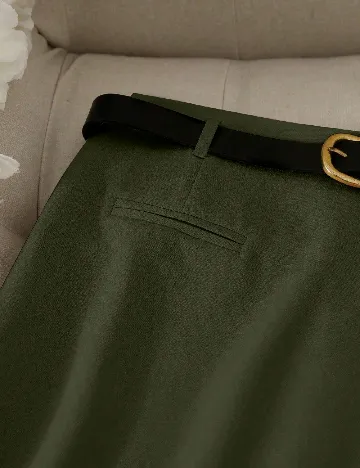 Fusta pantalon SHEIN, verde