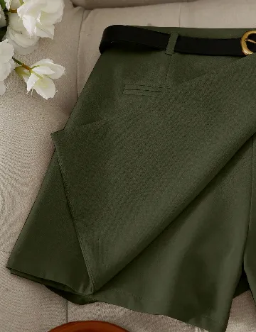 Fusta pantalon SHEIN, verde