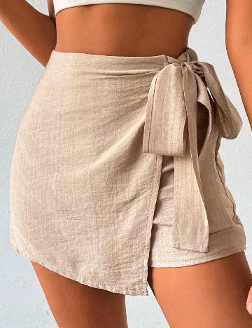 Fusta pantalon SHEIN, crem