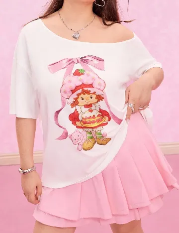 Tricou SHEIN CURVE, alb