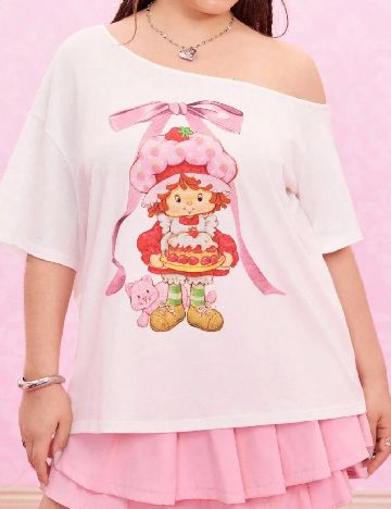 Tricou SHEIN CURVE, alb