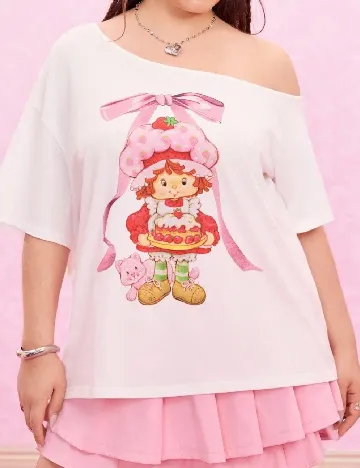 Tricou SHEIN CURVE, alb