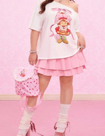 Tricou SHEIN CURVE, alb