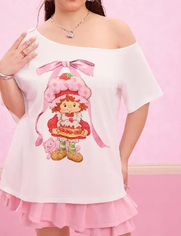 Tricou SHEIN CURVE, alb