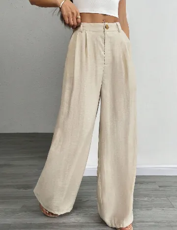 Pantaloni SHEIN, crem