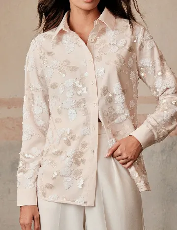 Camasa Anewsta, crem