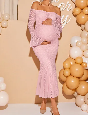 Rochie lunga SHEIN Maternity, roz