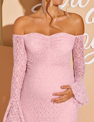 Rochie lunga SHEIN Maternity, roz