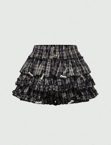 Pantaloni scurti Romwe, negru