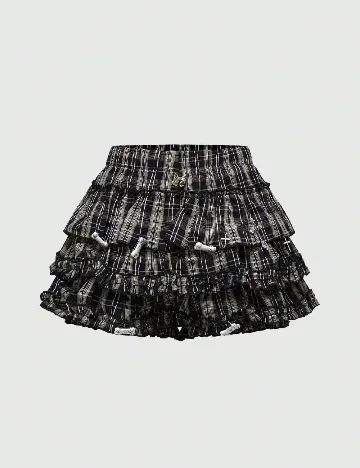 Pantaloni scurti Romwe, negru