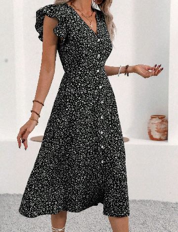 Rochie medie SHEIN, negru