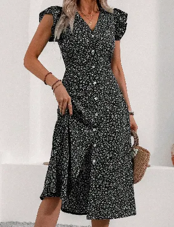 Rochie medie SHEIN, negru