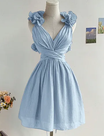 Rochie scurta SHEIN, bleu