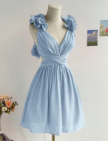 Rochie scurta SHEIN, bleu