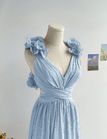 Rochie scurta SHEIN, bleu