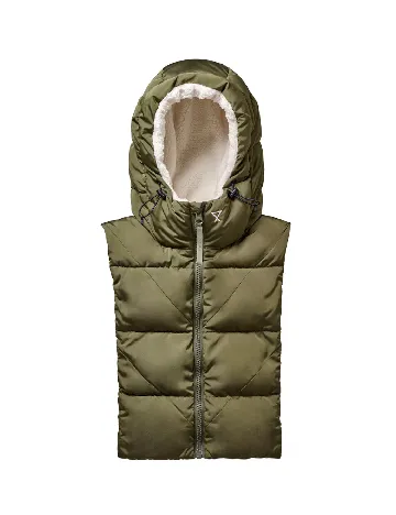 Poncho reversibil Fudoon, verde