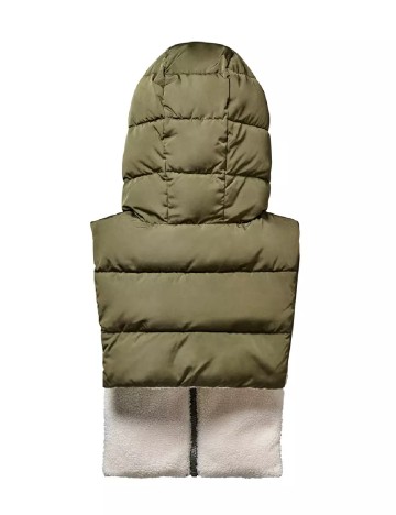 Poncho reversibil Fudoon, verde