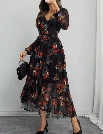 Rochie lunga SHEIN, floral print