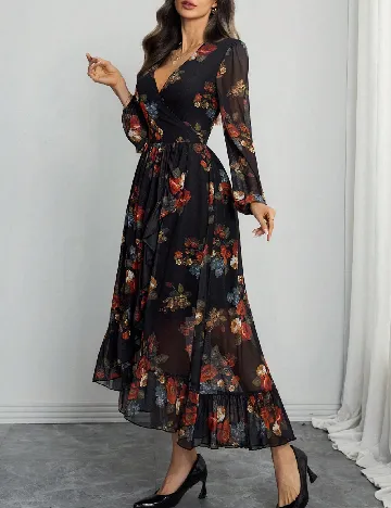 Rochie lunga SHEIN, floral print