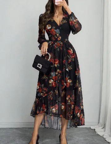 Rochie lunga SHEIN, floral print