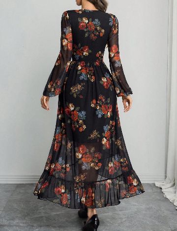 Rochie lunga SHEIN, floral print