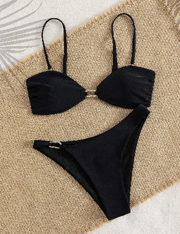 Costum de baie SHEIN, negru