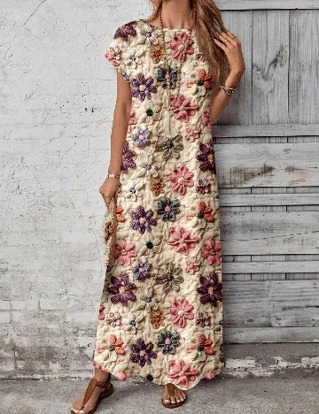Rochie lunga Emery Rose, floral