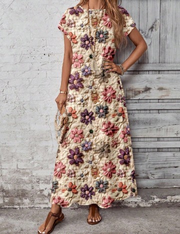 Rochie lunga Emery Rose, floral