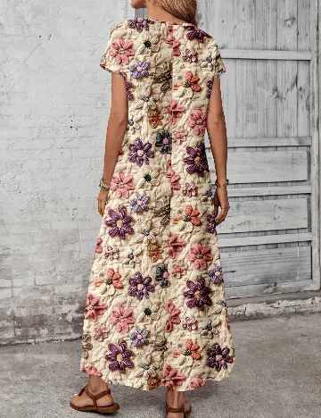 Rochie lunga Emery Rose, floral