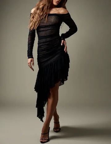 Rochie medie Missguided, bleumarin inchis