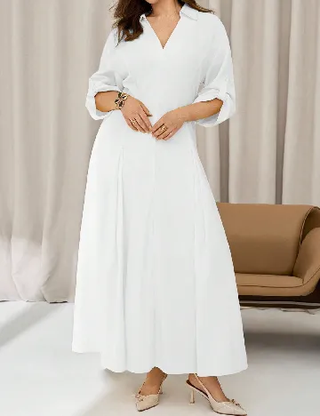 Rochie lunga SHEIN, alb