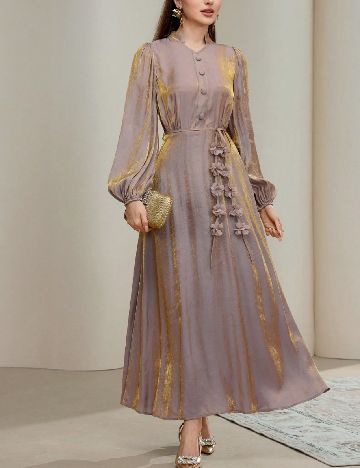 Rochie lunga SHEIN, crem