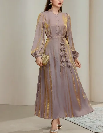 Rochie lunga SHEIN, crem