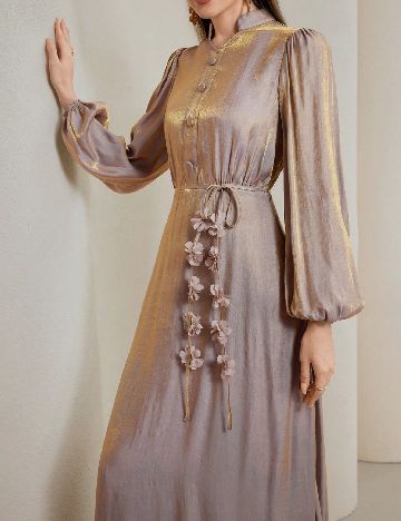 Rochie lunga SHEIN, crem