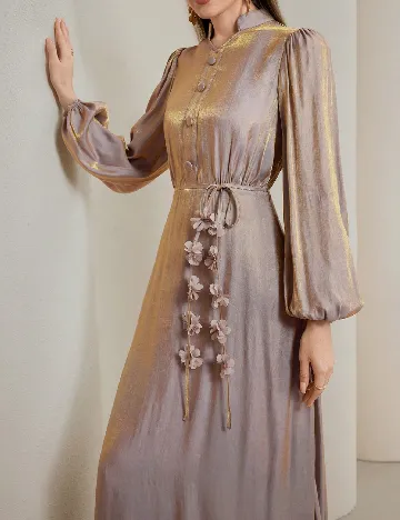 Rochie lunga SHEIN, crem