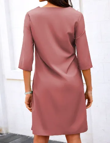 Rochie scurta SHEIN CURVE, roz