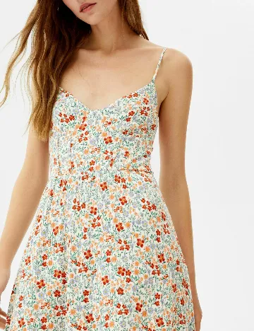 Rochie scurta Bershka, floral print