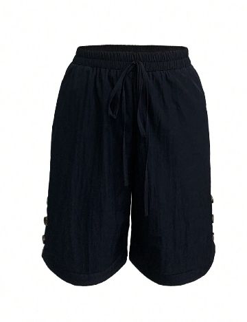 Pantaloni scurti SHEIN, bleumarin
