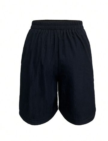 Pantaloni scurti SHEIN, bleumarin