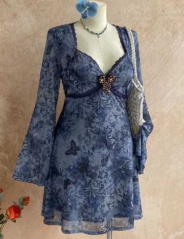 Rochie scurta SHEIN CURVE, albastru